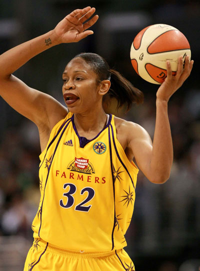 Tina Thompson of the LA Sparks