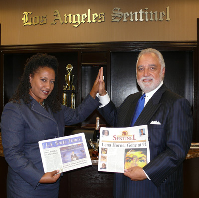 Melanie Polk and Danny J. Bakewell, Sr.