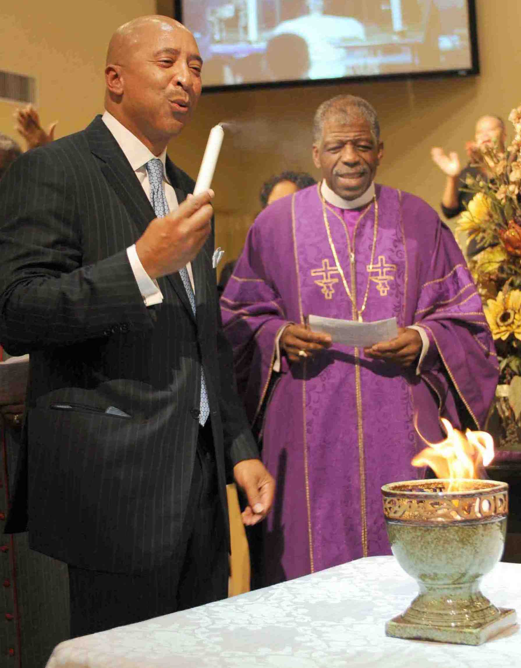 Keith Murray and Bishop T. Larry Kirkland